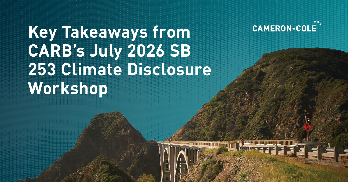 Key Takeaways from CARB's July 2026 SB 253 Climate Disclosure Workshop image